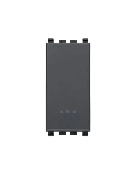 Vimar 20010 1P Nc 10A Grauer Druckknopf